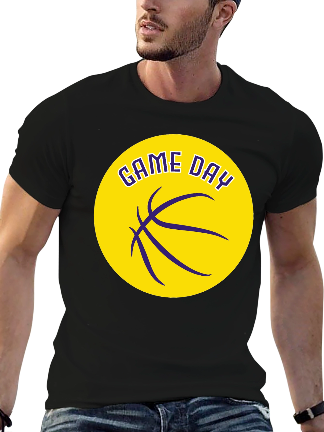 Game Day Basketball Graphic T-Shirt