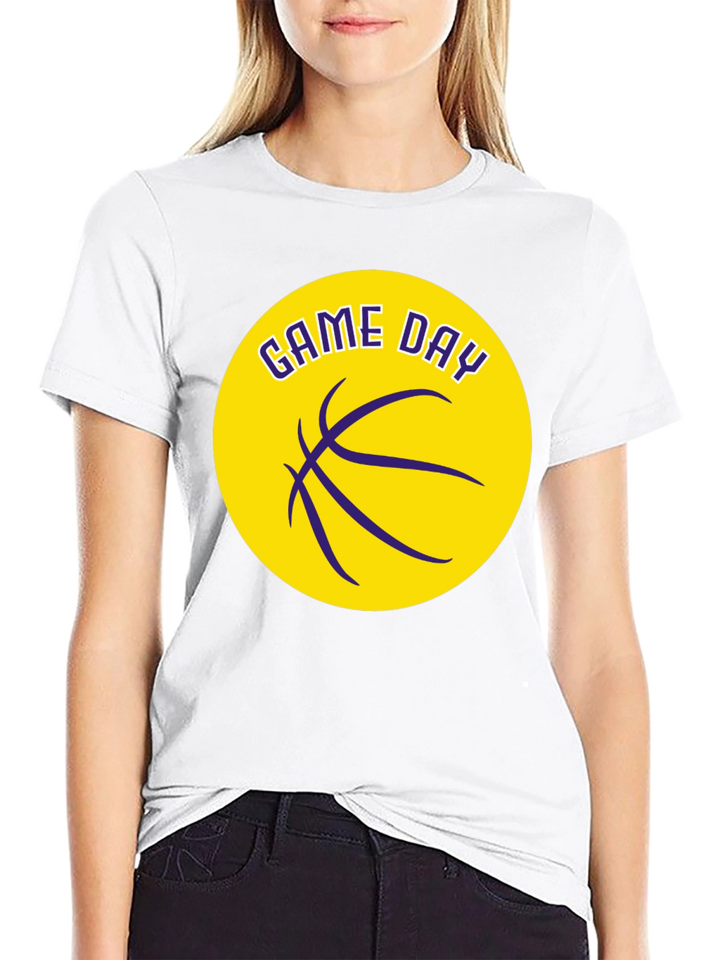 Game Day Basketball Graphic T-Shirt