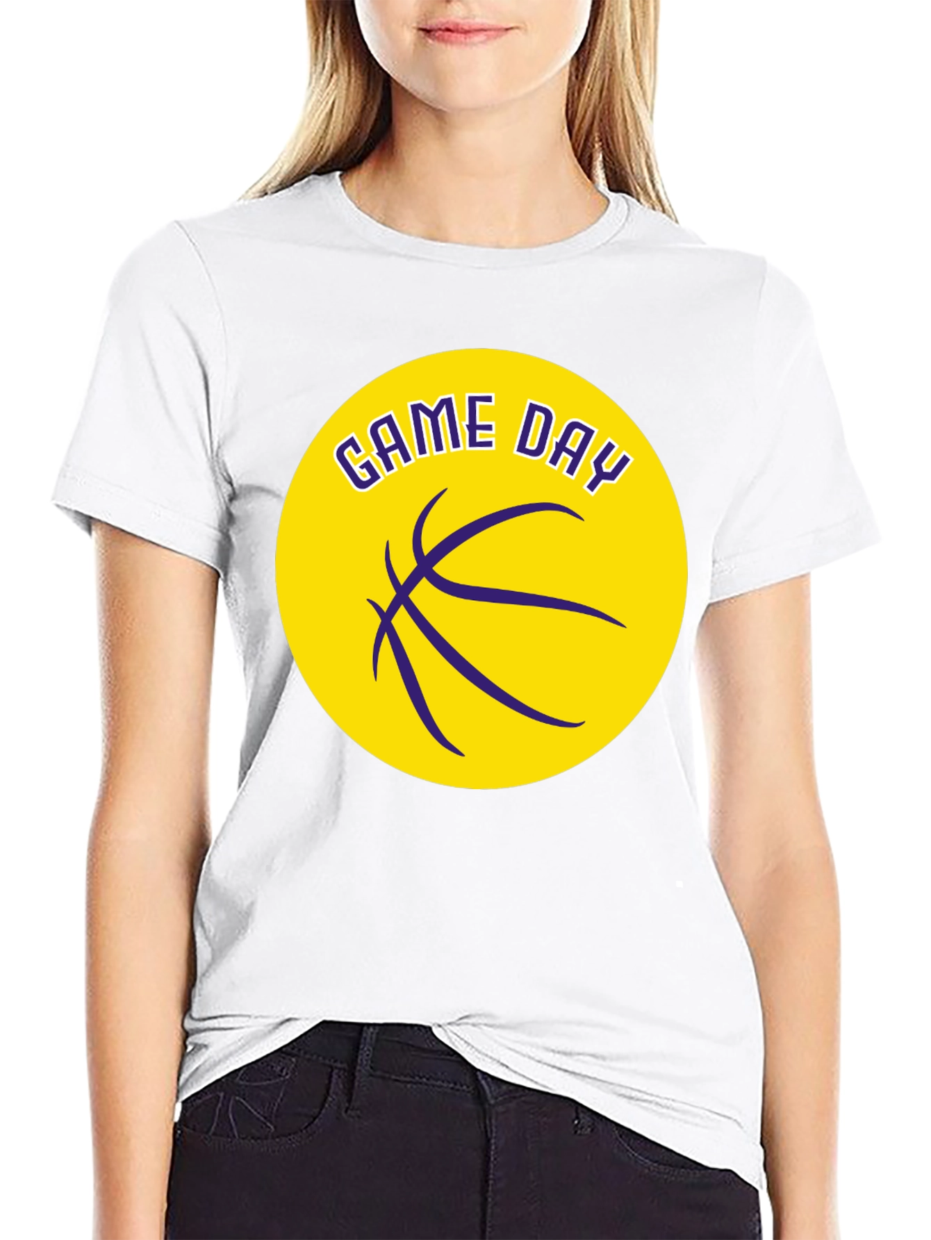 Game Day Basketball Graphic T-Shirt