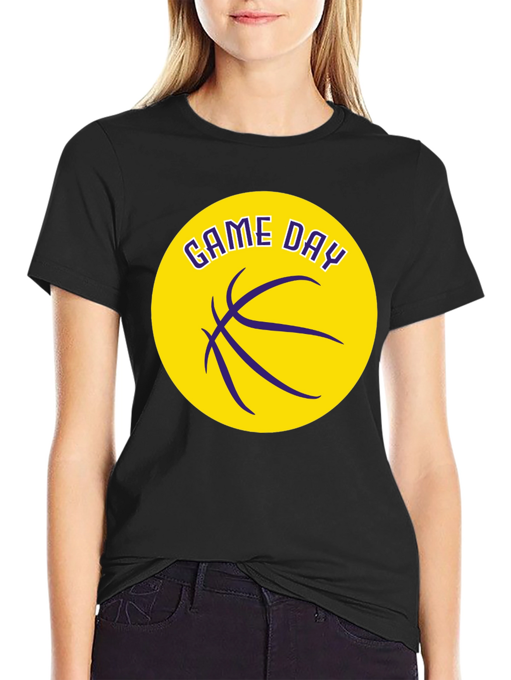 Game Day Basketball Graphic T-Shirt
