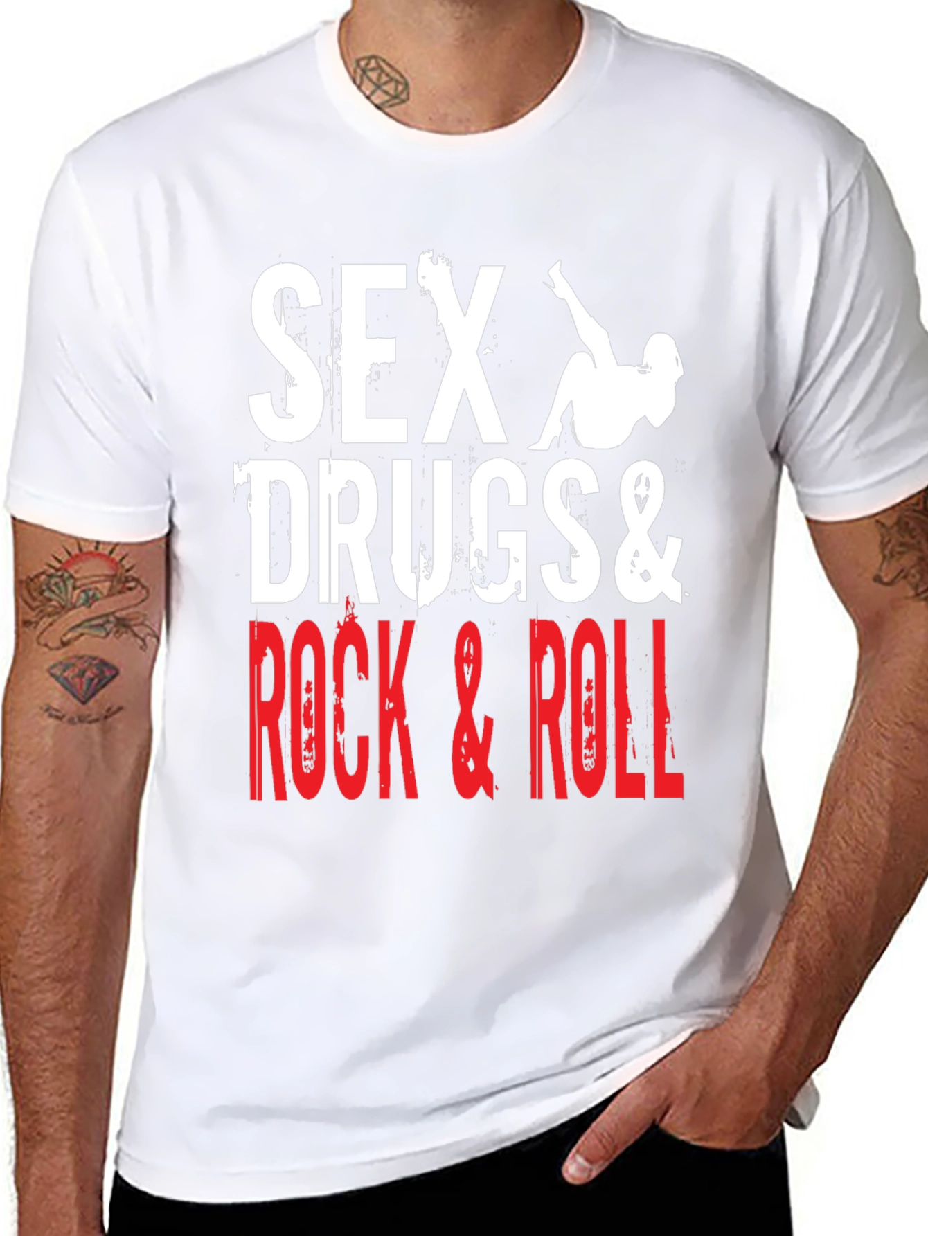Sex Drugs & Rock and Roll Graphic T-Shirt
