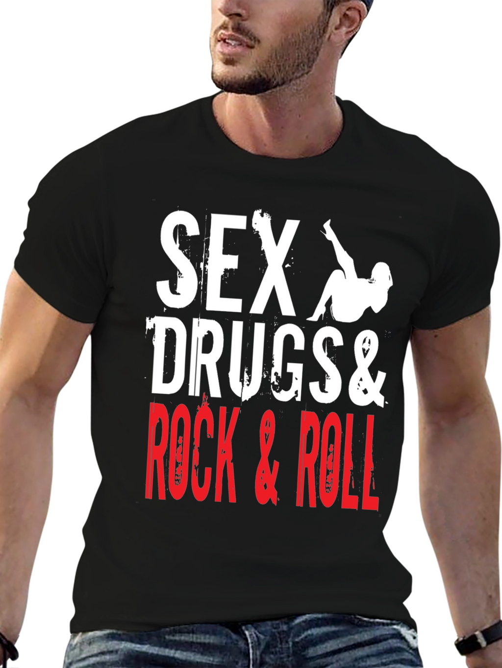 Sex Drugs & Rock and Roll Graphic T-Shirt