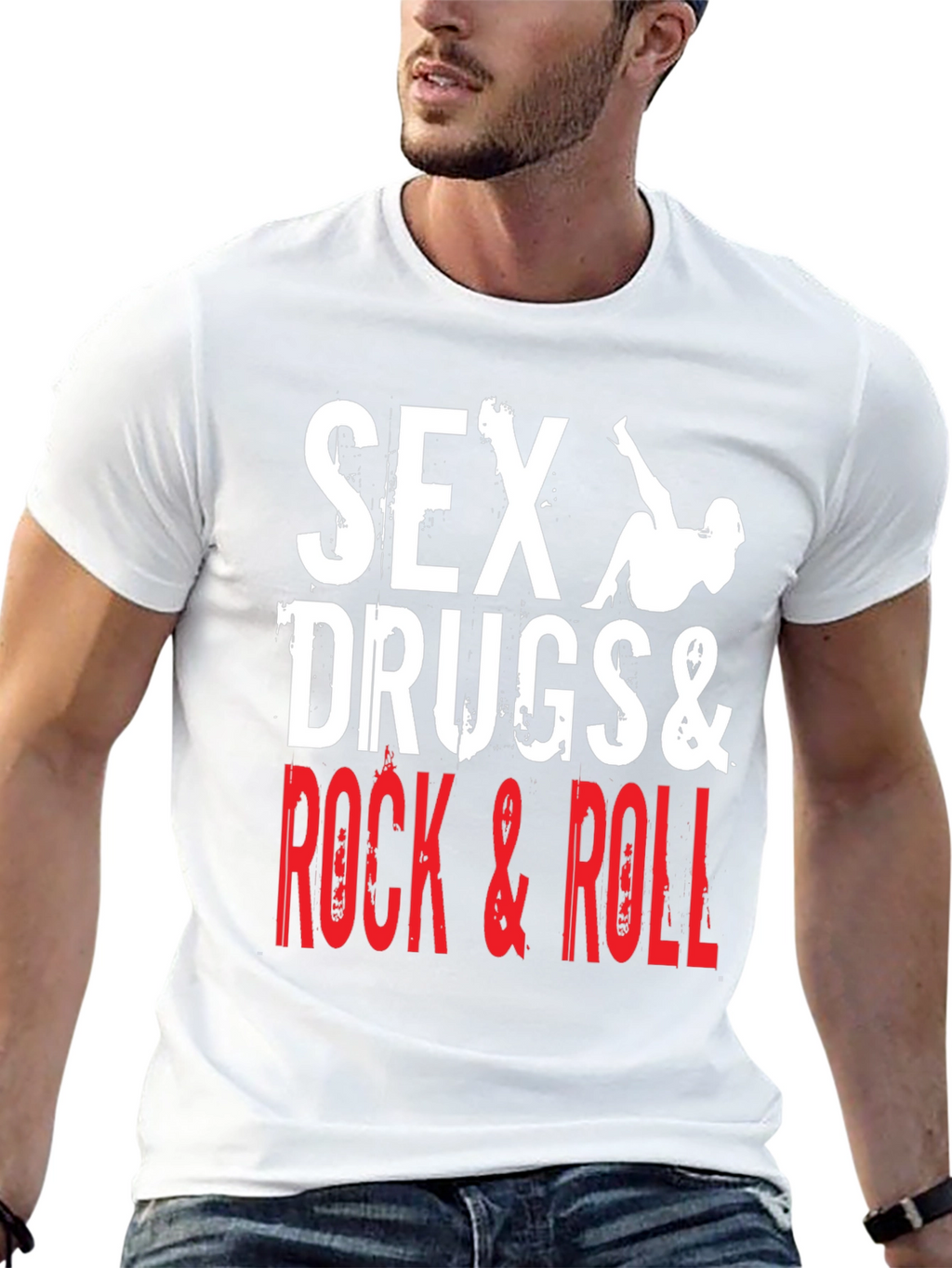 Sex Drugs & Rock and Roll Graphic T-Shirt