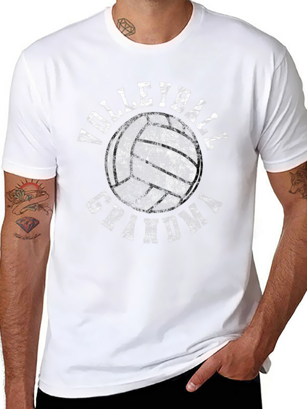 Volleyball Grandma Graphic T-Shirt