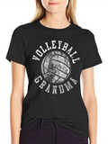 Volleyball Grandma Graphic T-Shirt