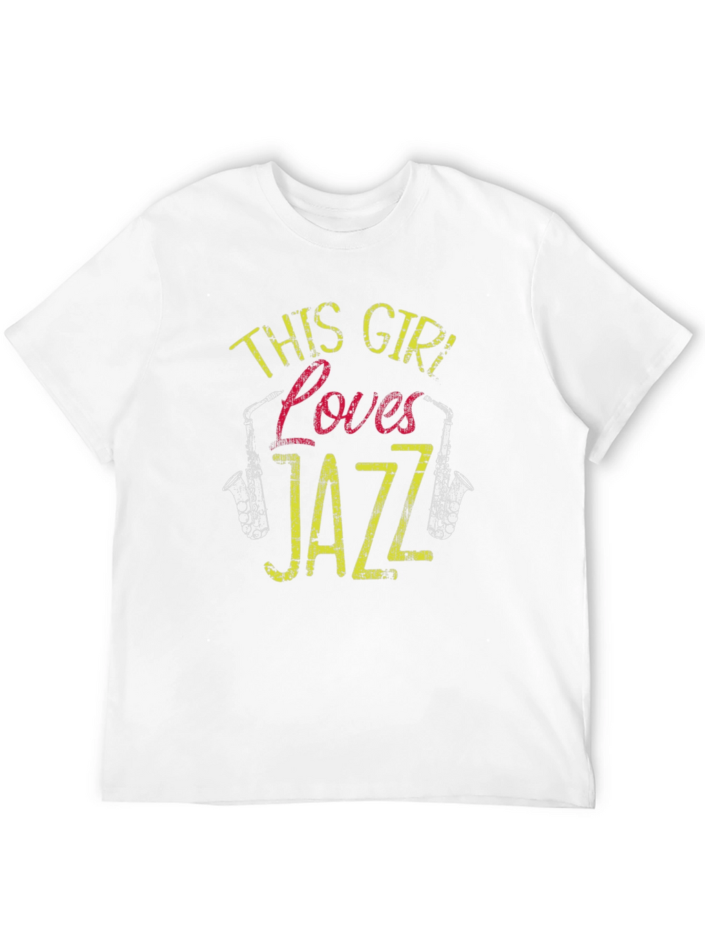 This Girl Loves Jazz T-Shirt - Musical Graphic Tee