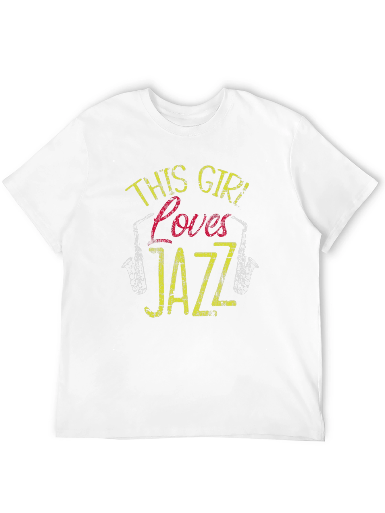 This Girl Loves Jazz T-Shirt - Musical Graphic Tee