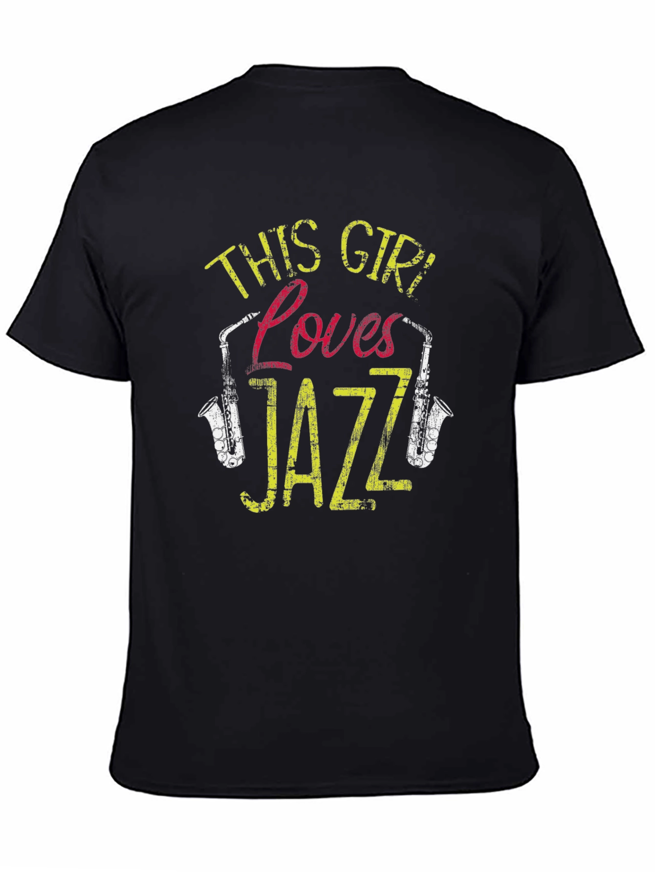 This Girl Loves Jazz T-Shirt - Musical Graphic Tee