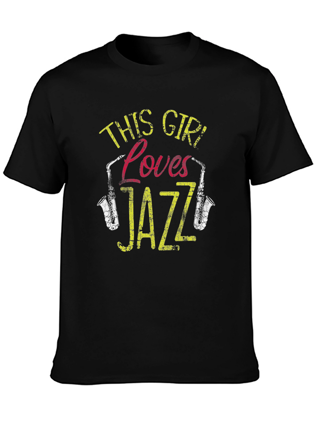 This Girl Loves Jazz T-Shirt - Musical Graphic Tee