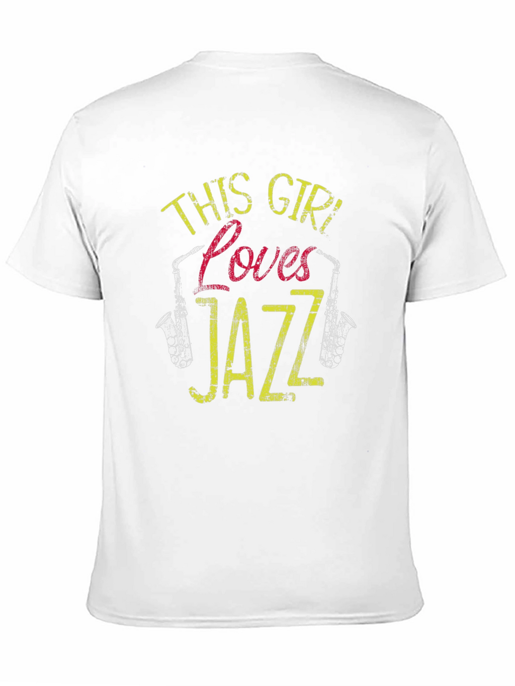 This Girl Loves Jazz T-Shirt - Musical Graphic Tee