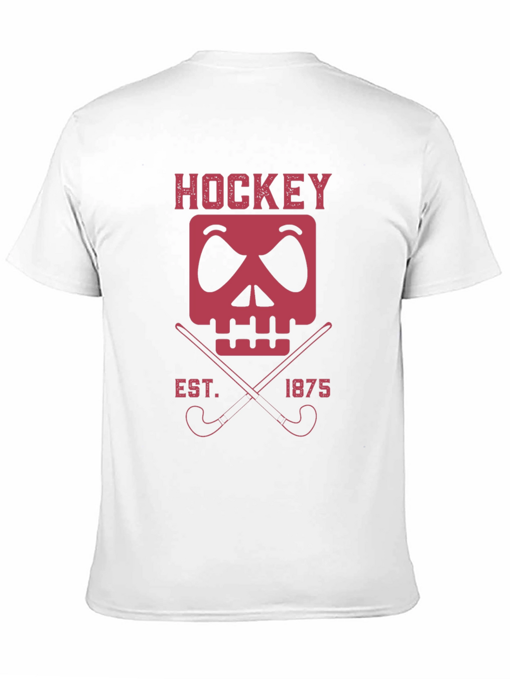Hockey Skull & Sticks Graphic Tee