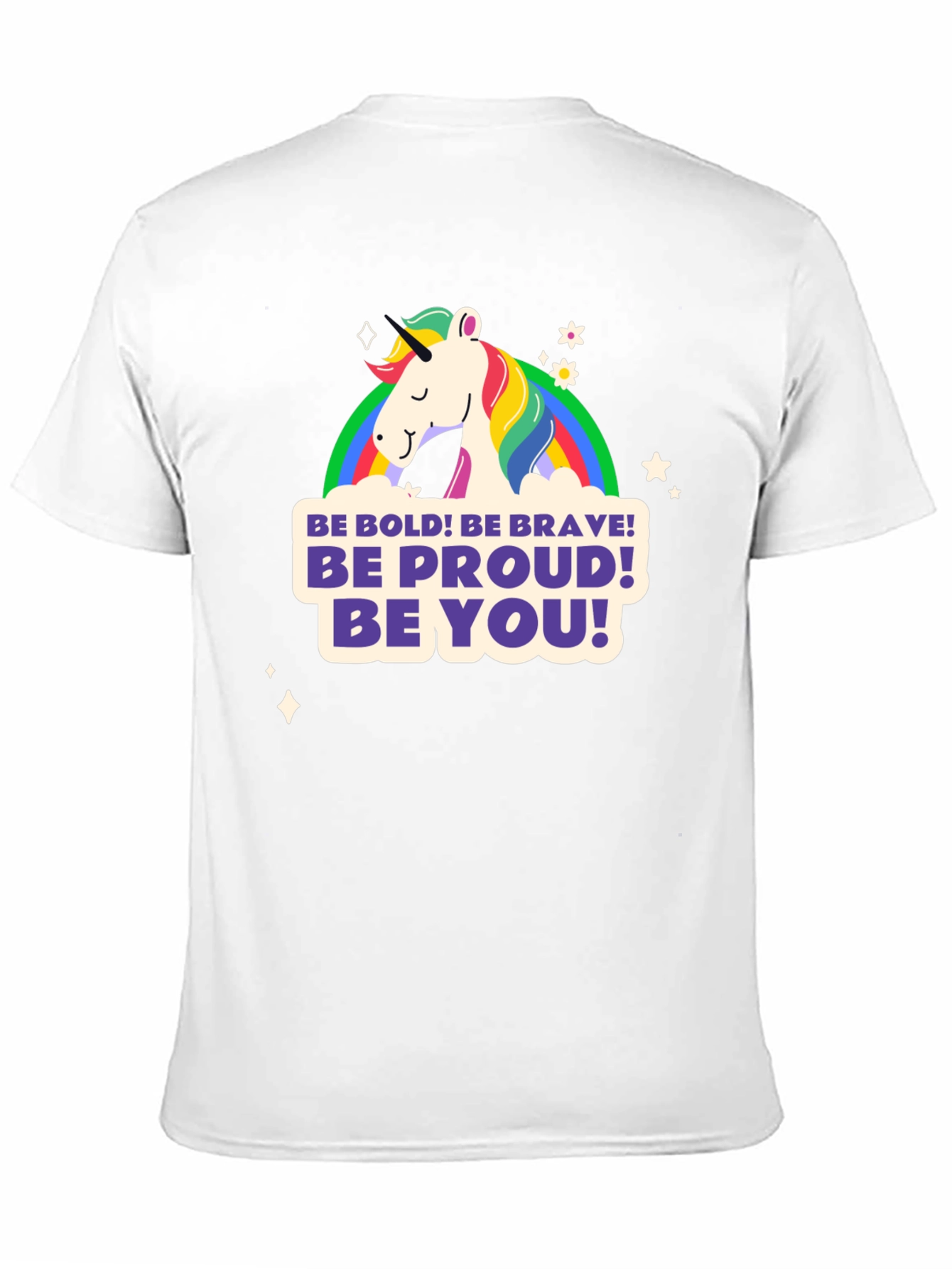 Be You Unicorn Graphic Tee - Bold Brave Proud!
