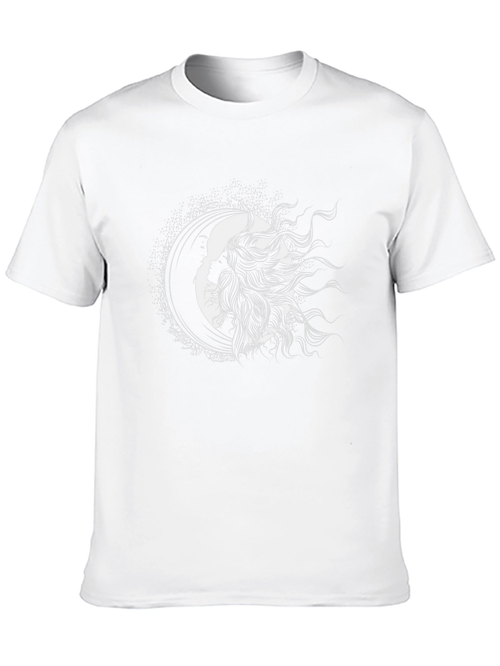 Celestial Silhouette Tee - Sun & Moon Graphic