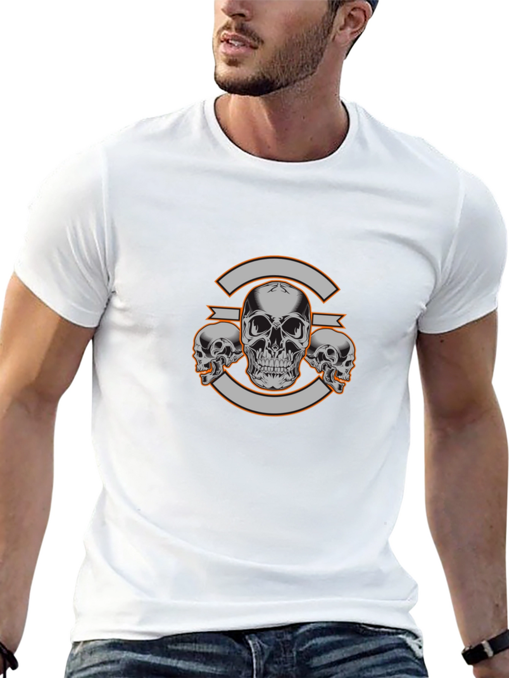 Skull Graphic Tee - Bold Design Everyday Wear