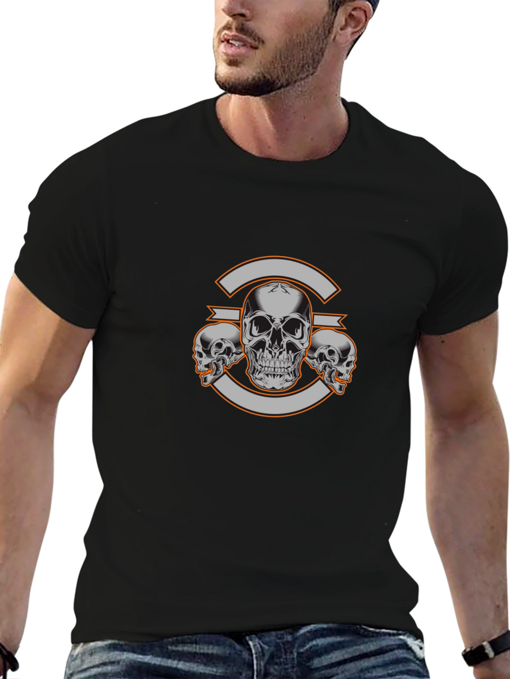Skull Graphic Tee - Bold Design Everyday Wear