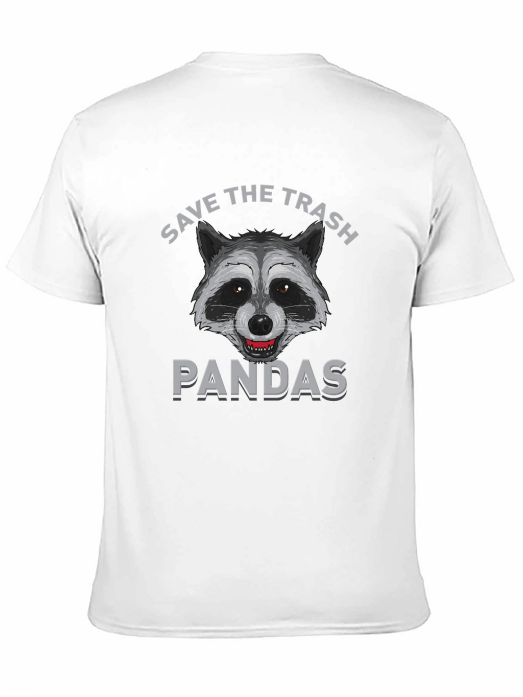 Save the Trash Pandas Funny Raccoon Graphic T-Shirt