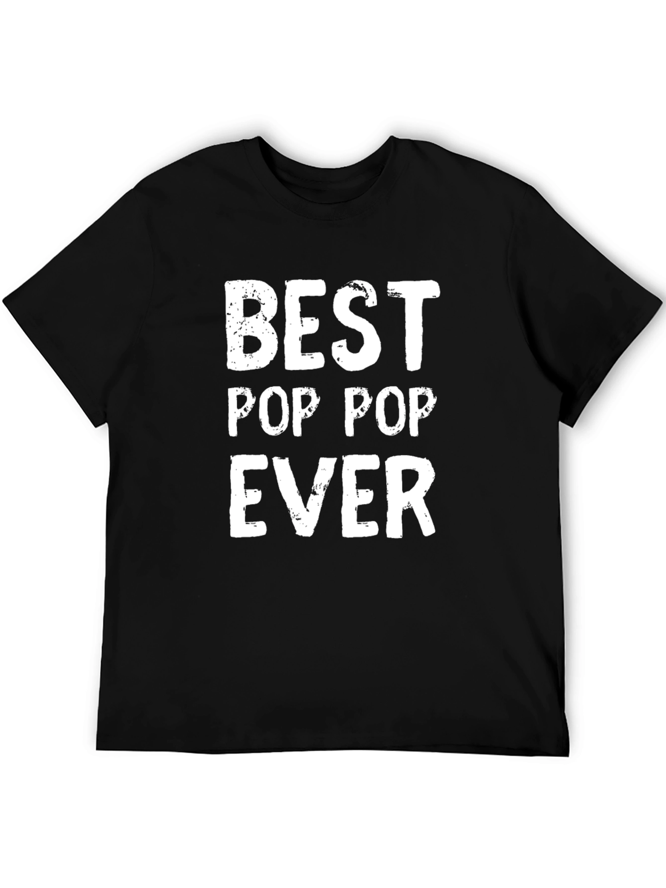 Best Pop Pop Ever T-Shirt - Black Graphic Tee