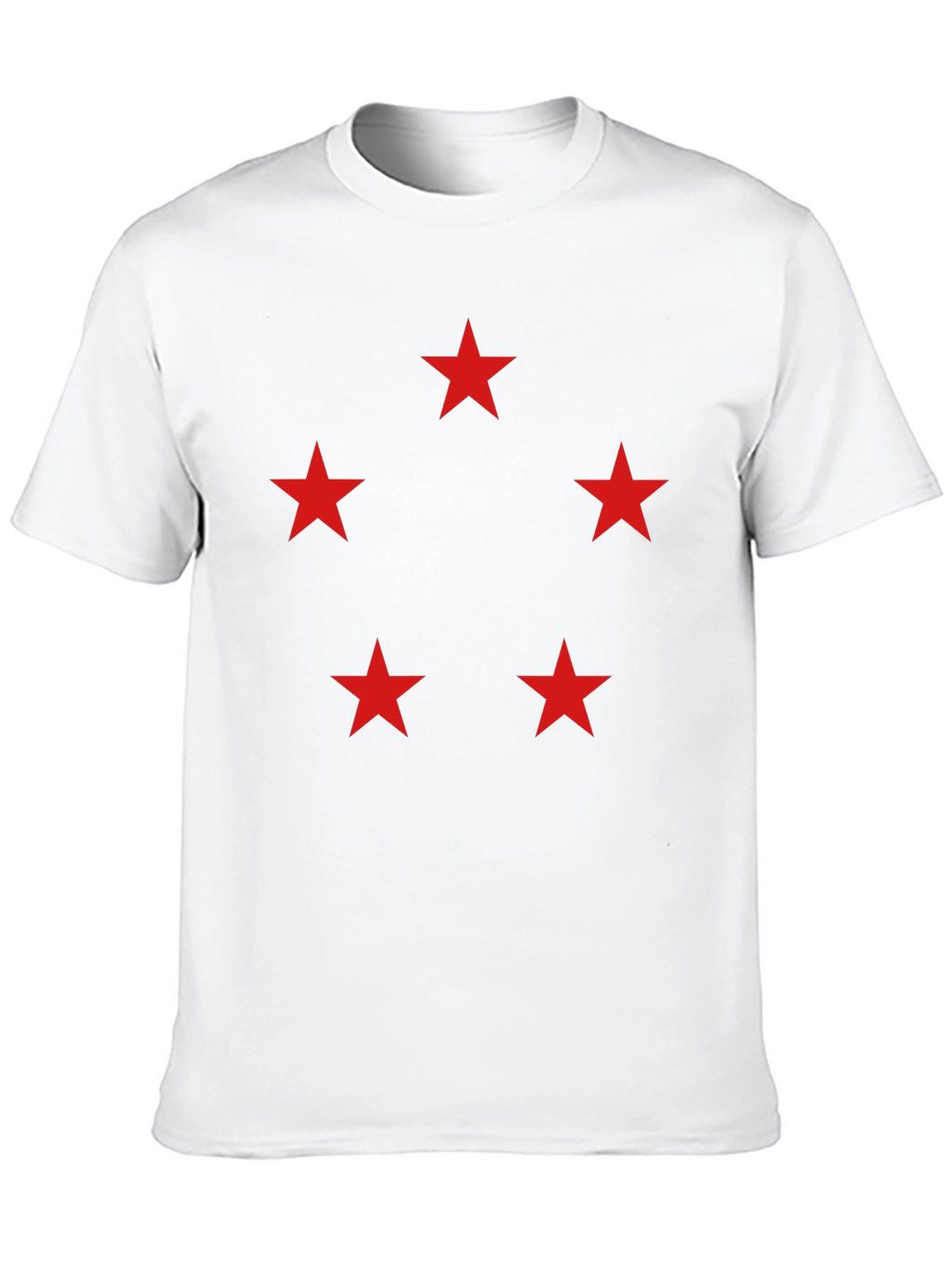 Five Star Crew Neck T-Shirt - Black
