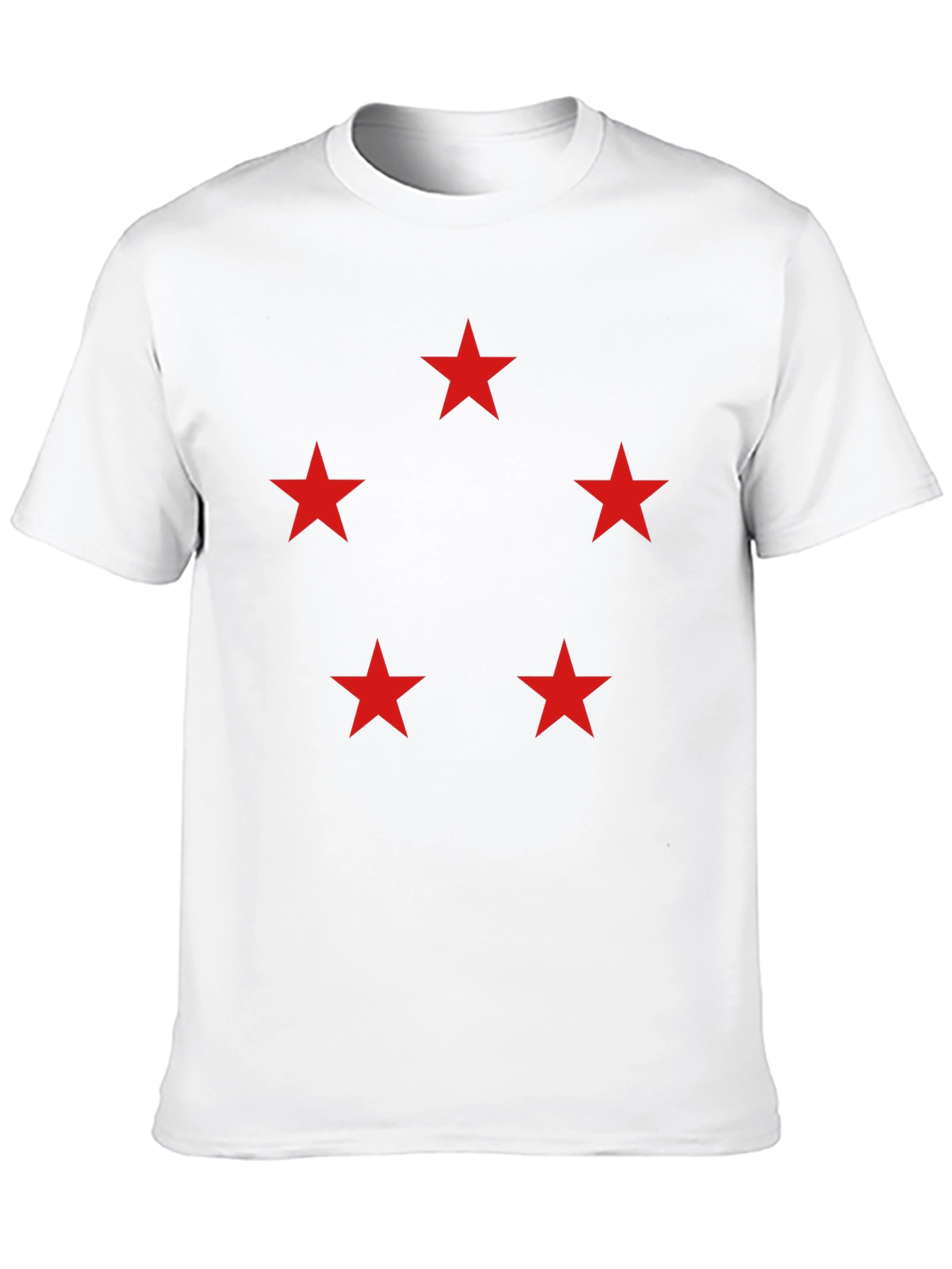 Five Star Crew Neck T-Shirt - Black