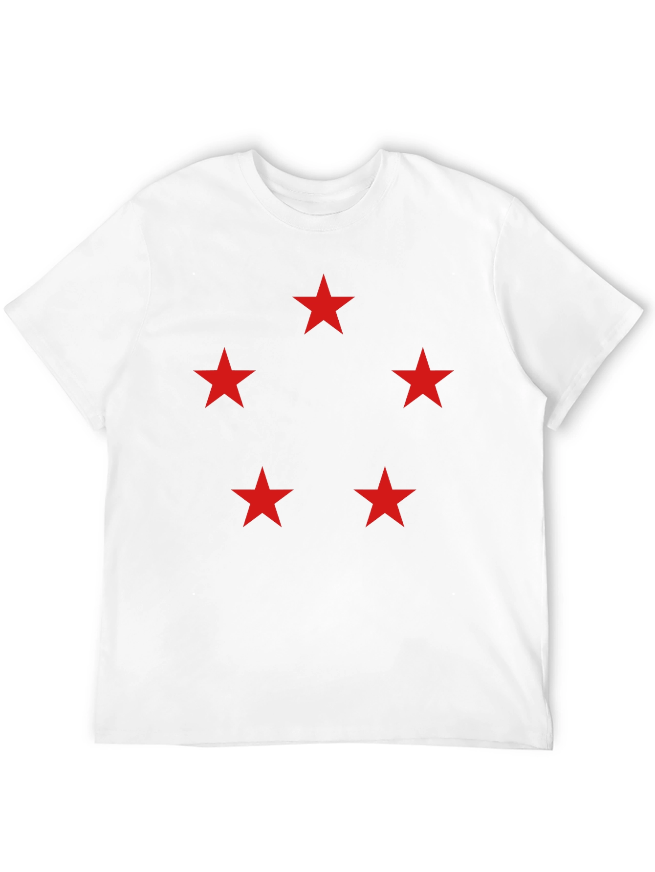 Five Star Crew Neck T-Shirt - Black