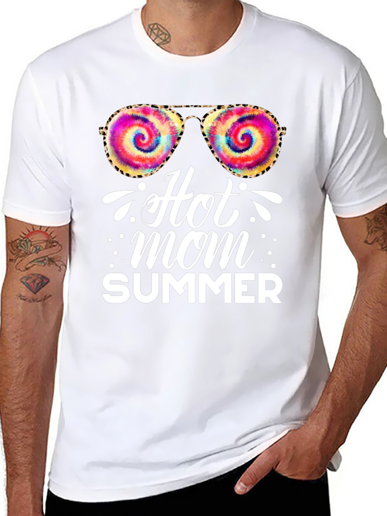 Hot Mom Summer Graphic T-Shirt