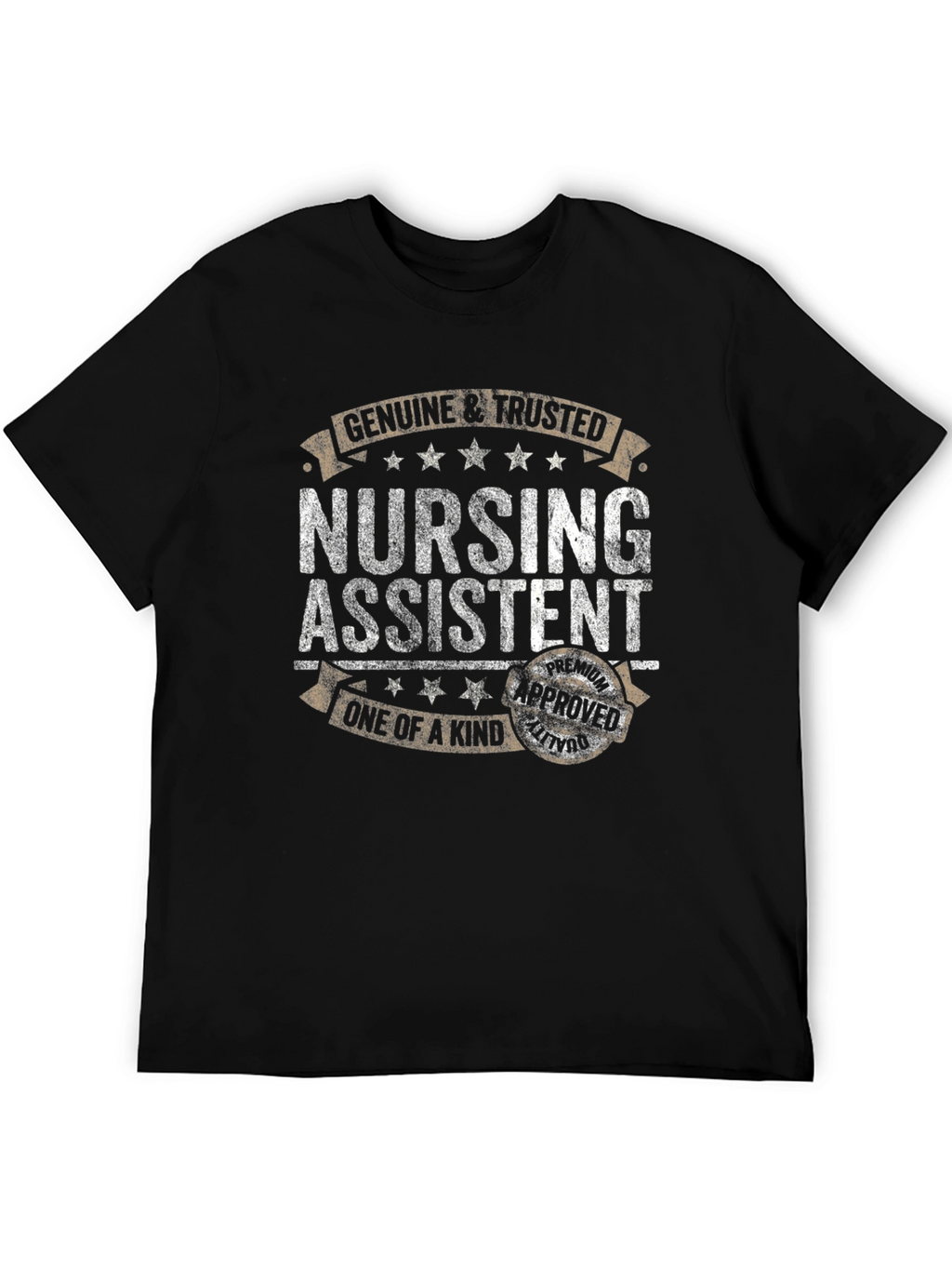 Genuine & Trusted Nursing Assistant Black T-Shirt