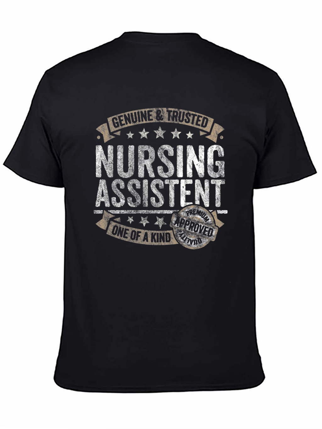 Genuine & Trusted Nursing Assistant Black T-Shirt