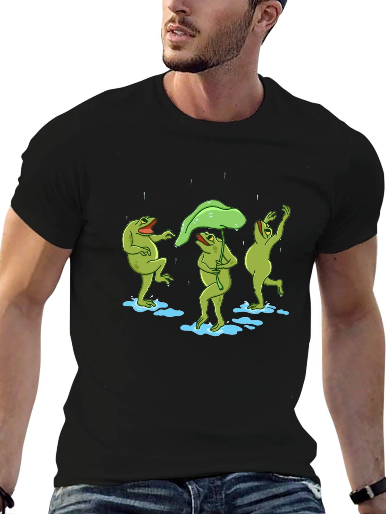 Frogs Dancing in the Rain T-Shirt