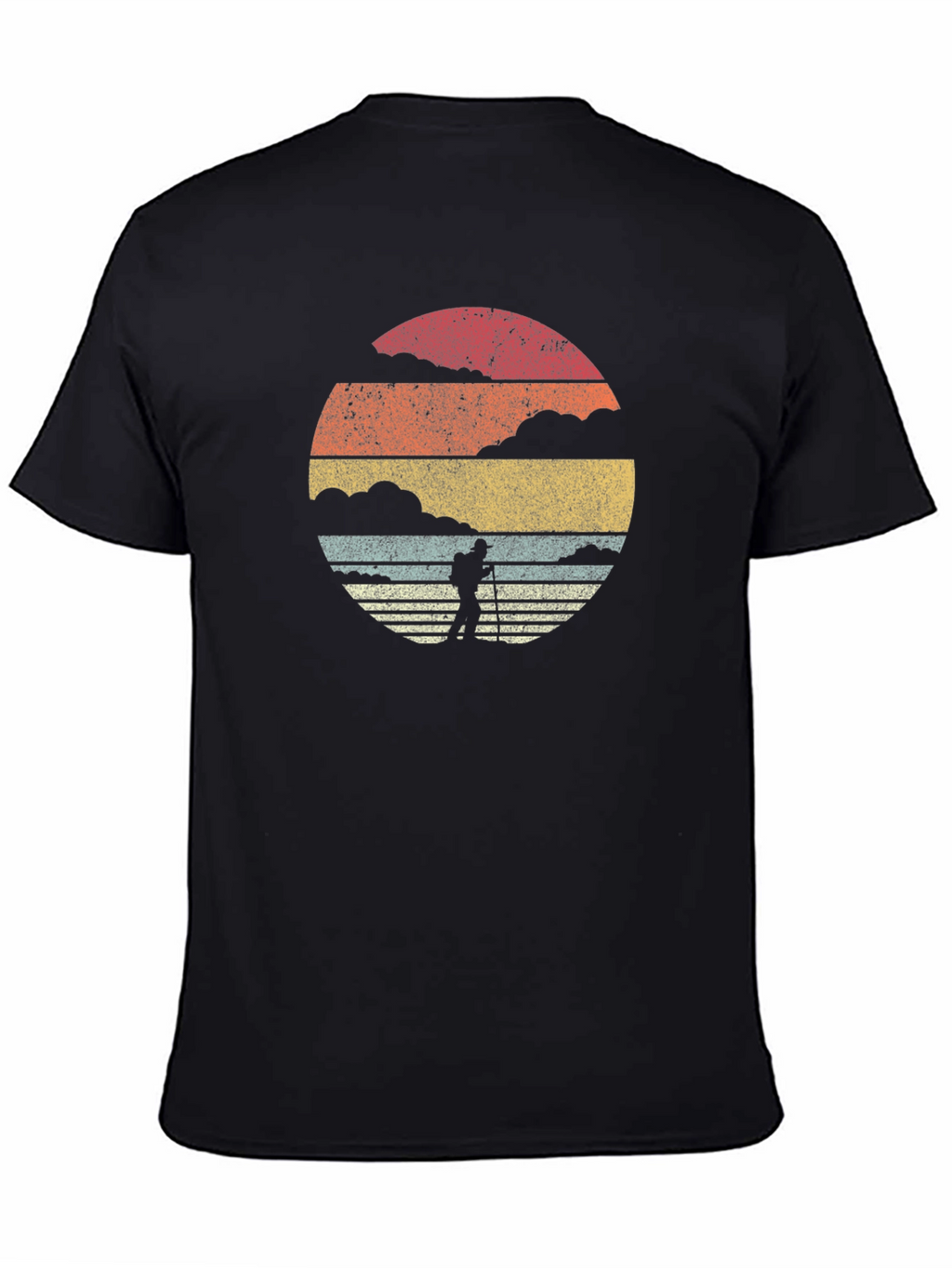 Retro Hiker Silhouette T-Shirt