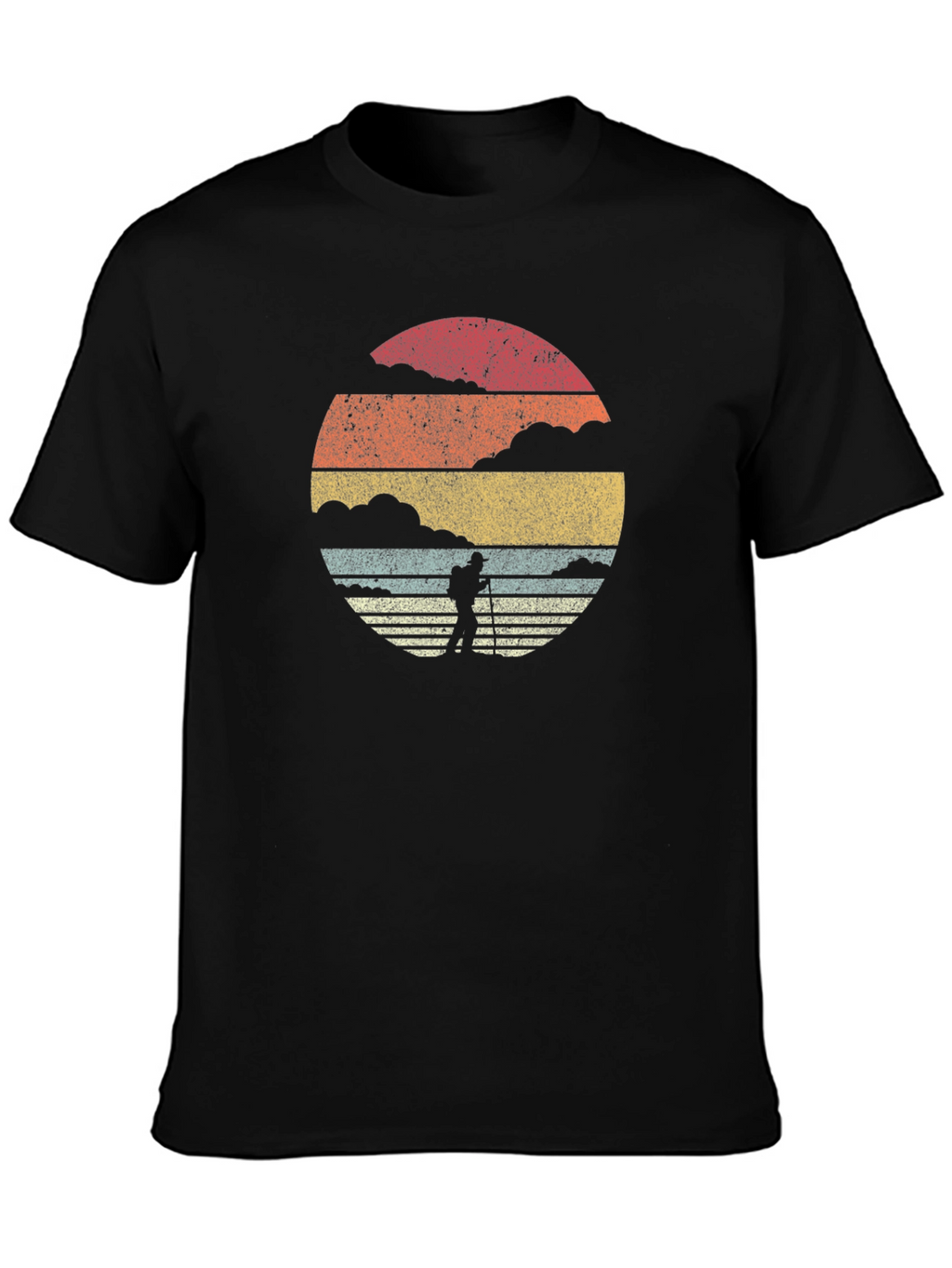 Retro Hiker Silhouette T-Shirt