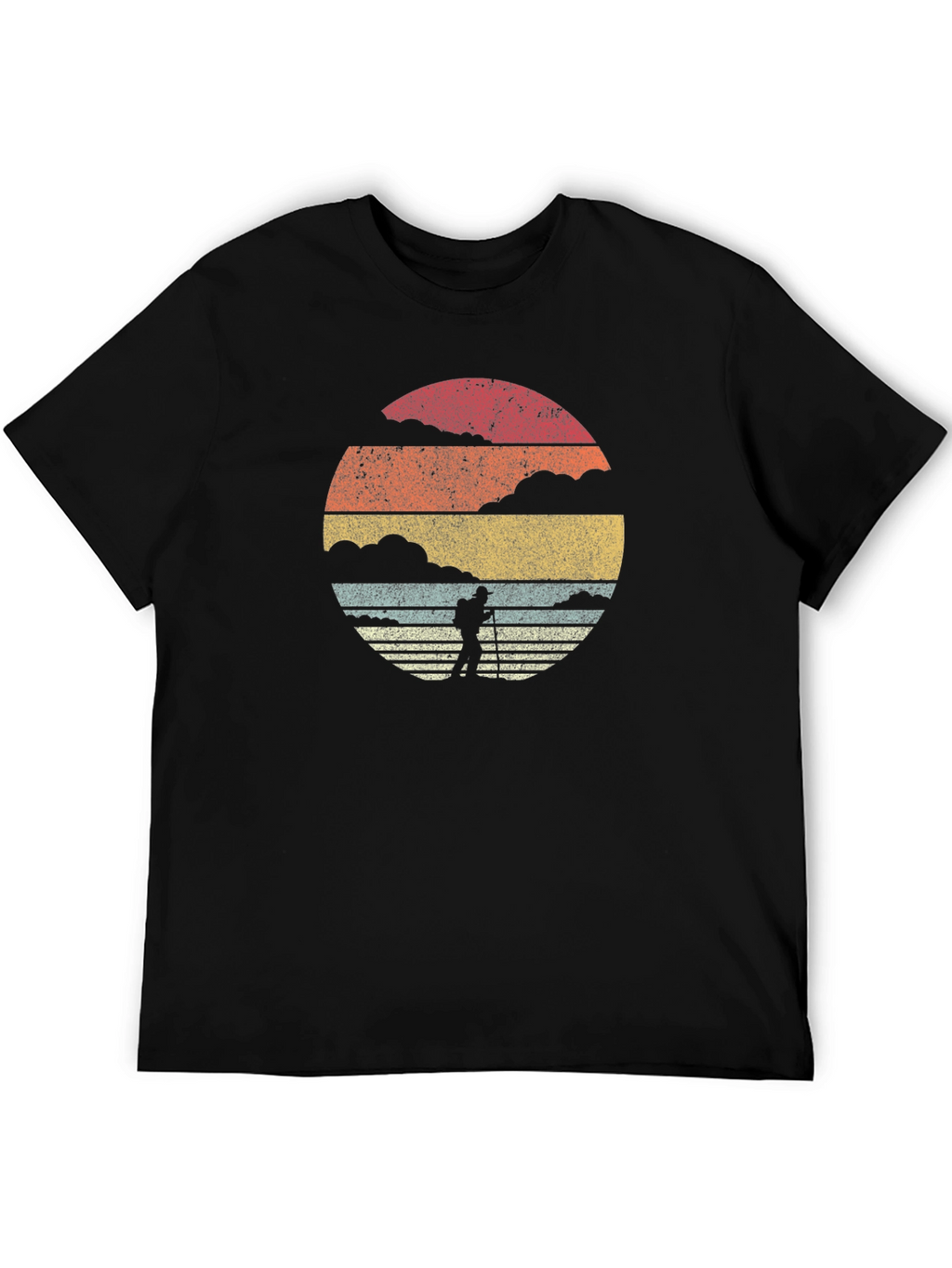 Retro Hiker Silhouette T-Shirt