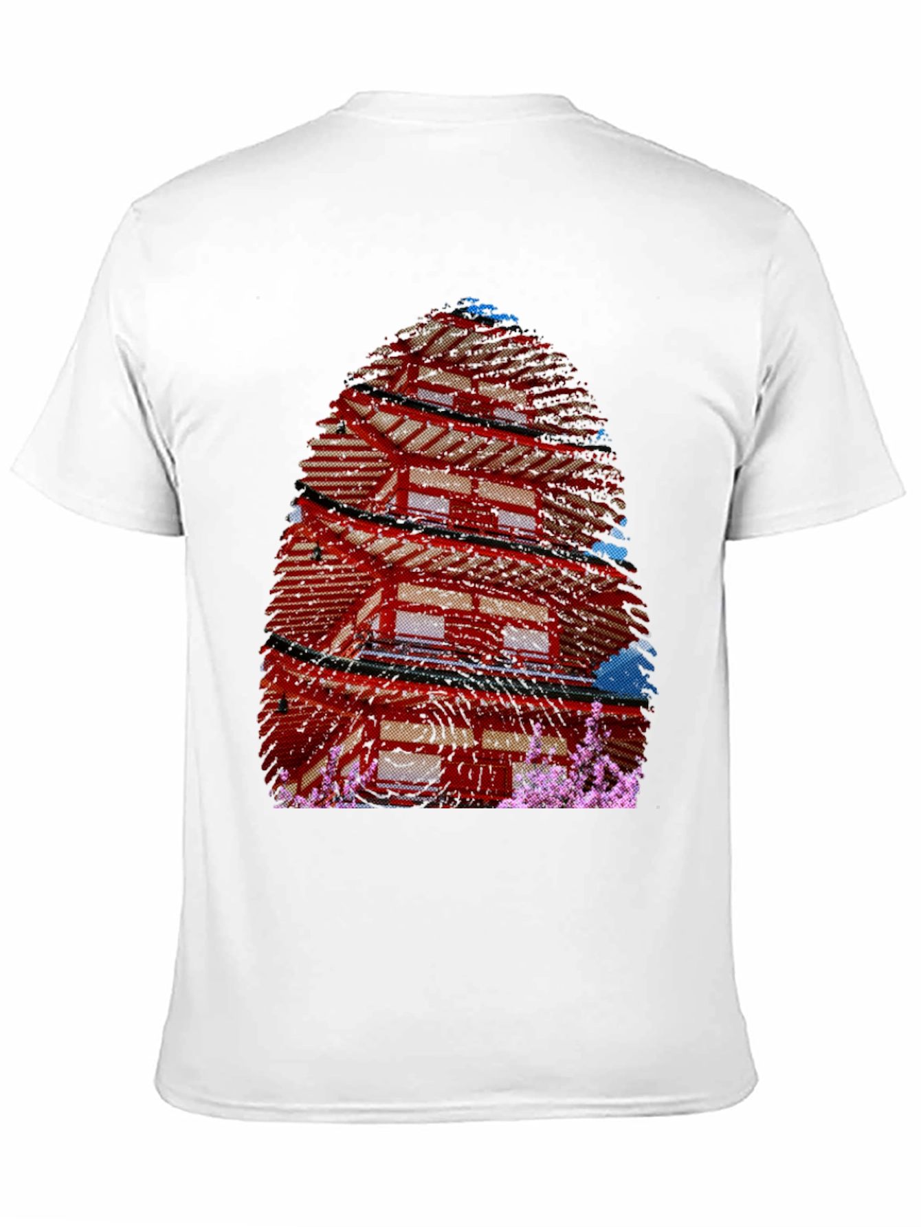Japanese Pagoda T-Shirt - Black Graphic Tee
