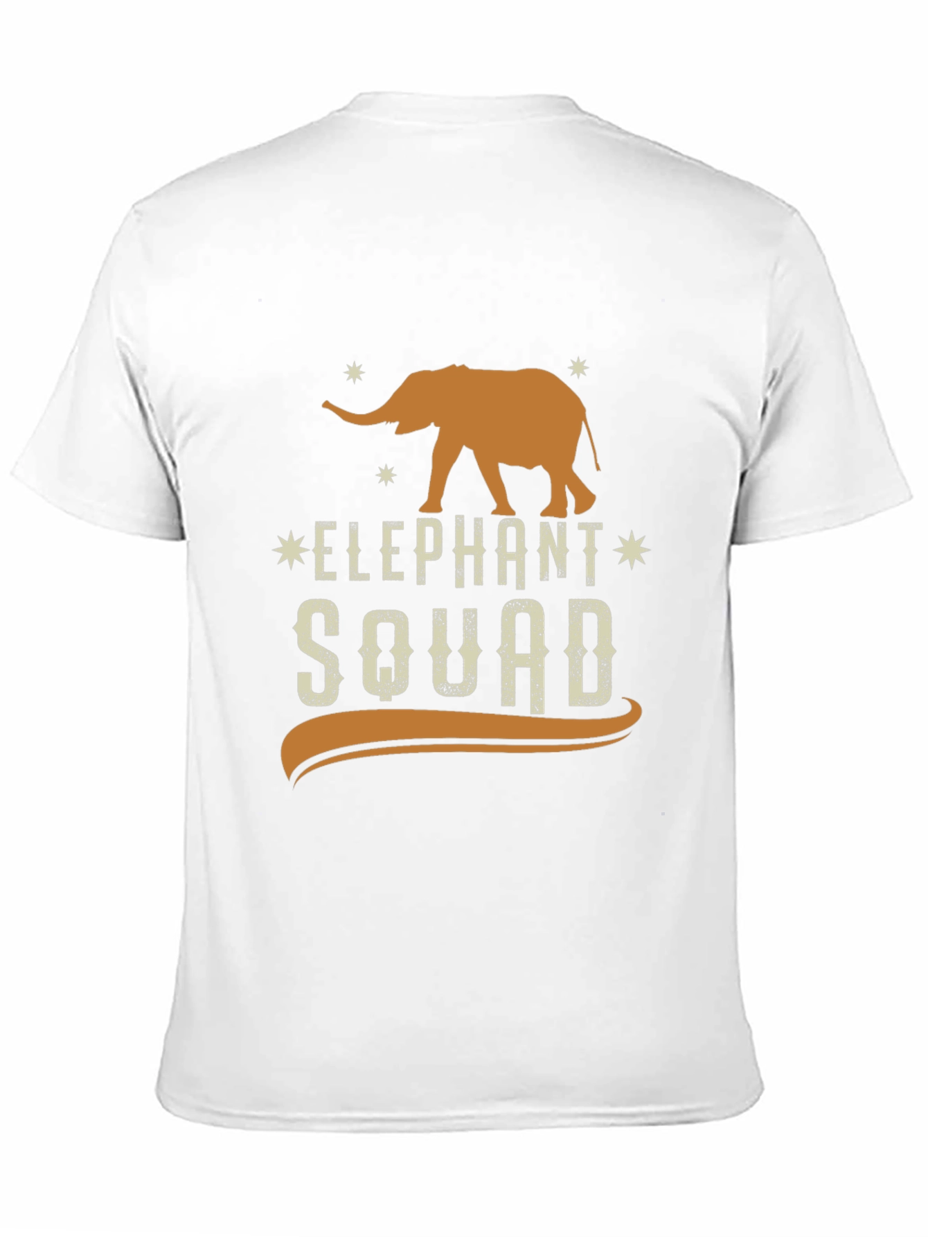 Elephant Squad Graphic Tee - Black