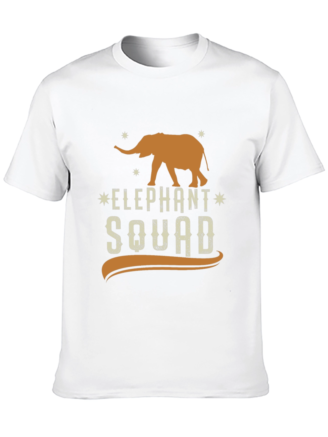 Elephant Squad Graphic Tee - Black