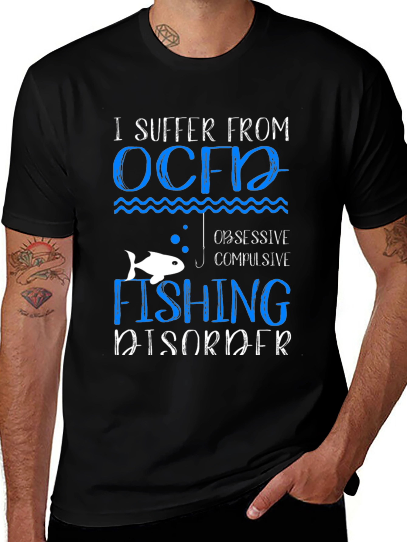 OCFD Obsessive Fishing Disorder Graphic Tee