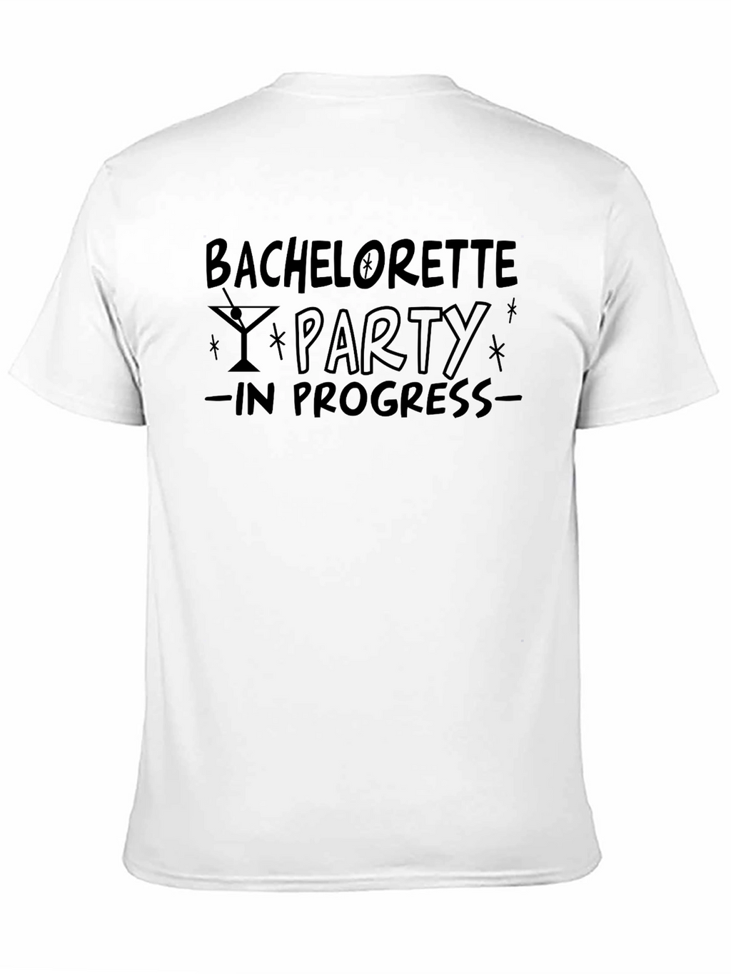 Bachelorette Party in Progress Crewneck T-Shirt