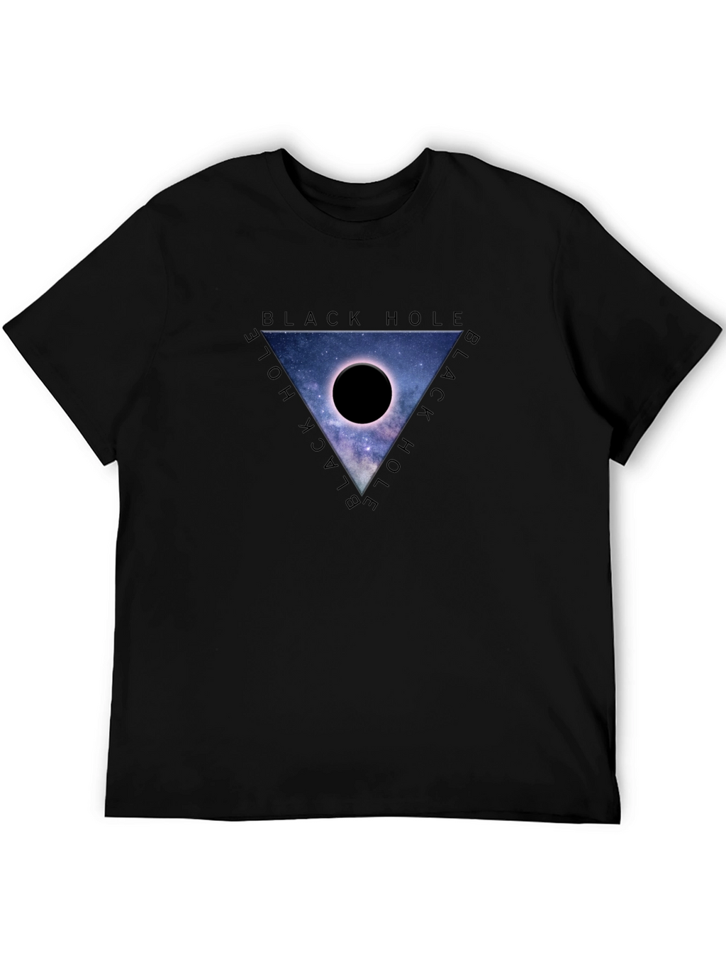 Black Hole Galaxy Graphic Tee - Mens Casual Fit