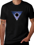 Black Hole Galaxy Graphic Tee - Mens Casual Fit
