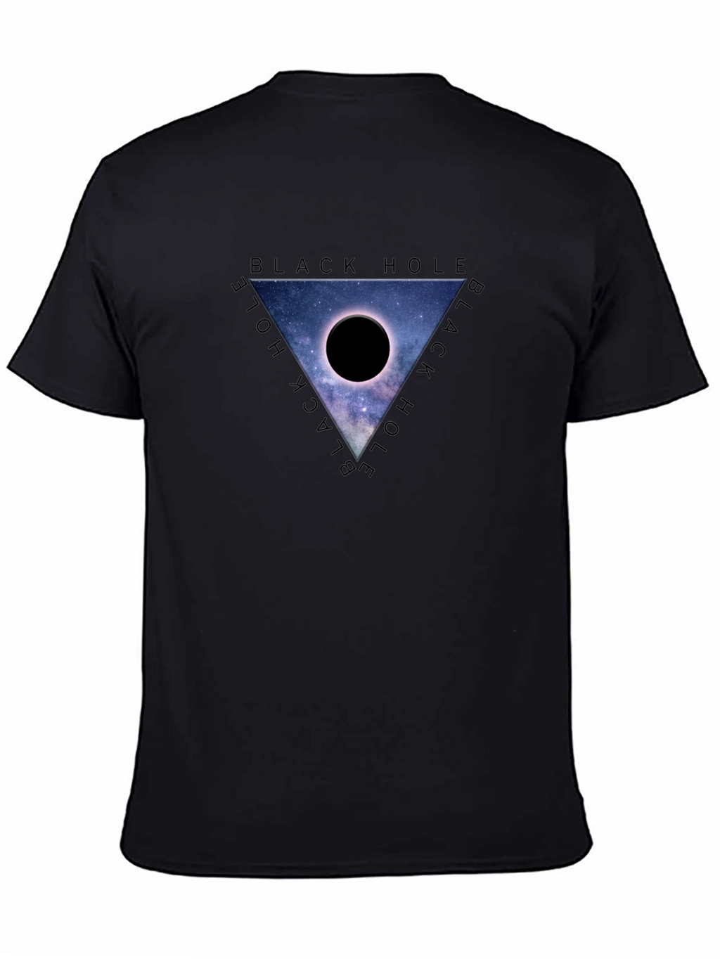Black Hole Galaxy Graphic Tee - Mens Casual Fit