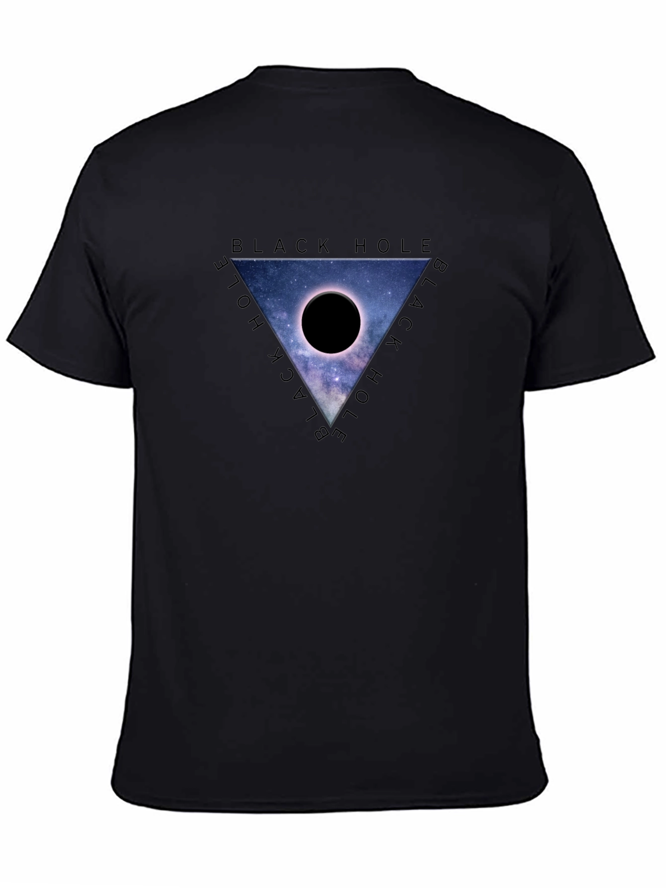 Black Hole Galaxy Graphic Tee - Mens Casual Fit