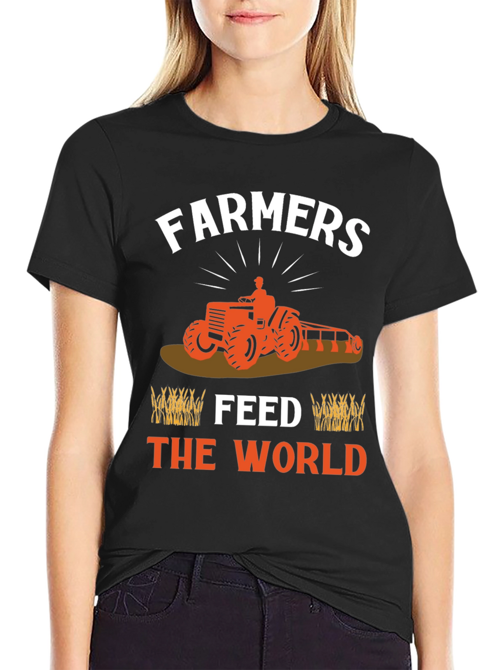 Farmers Feed The World Graphic T-Shirt
