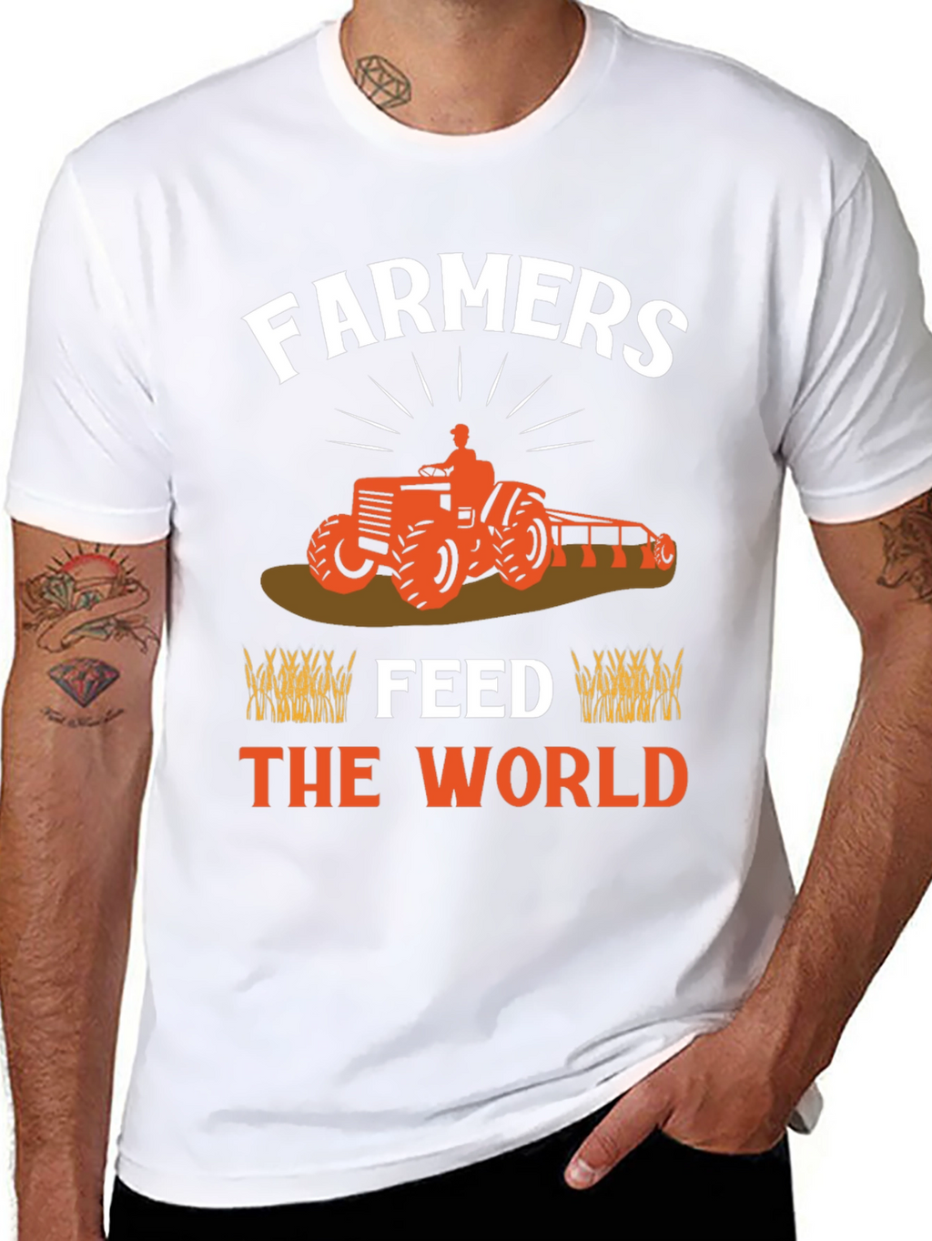 Farmers Feed The World Graphic T-Shirt