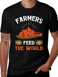 Farmers Feed The World Graphic T-Shirt
