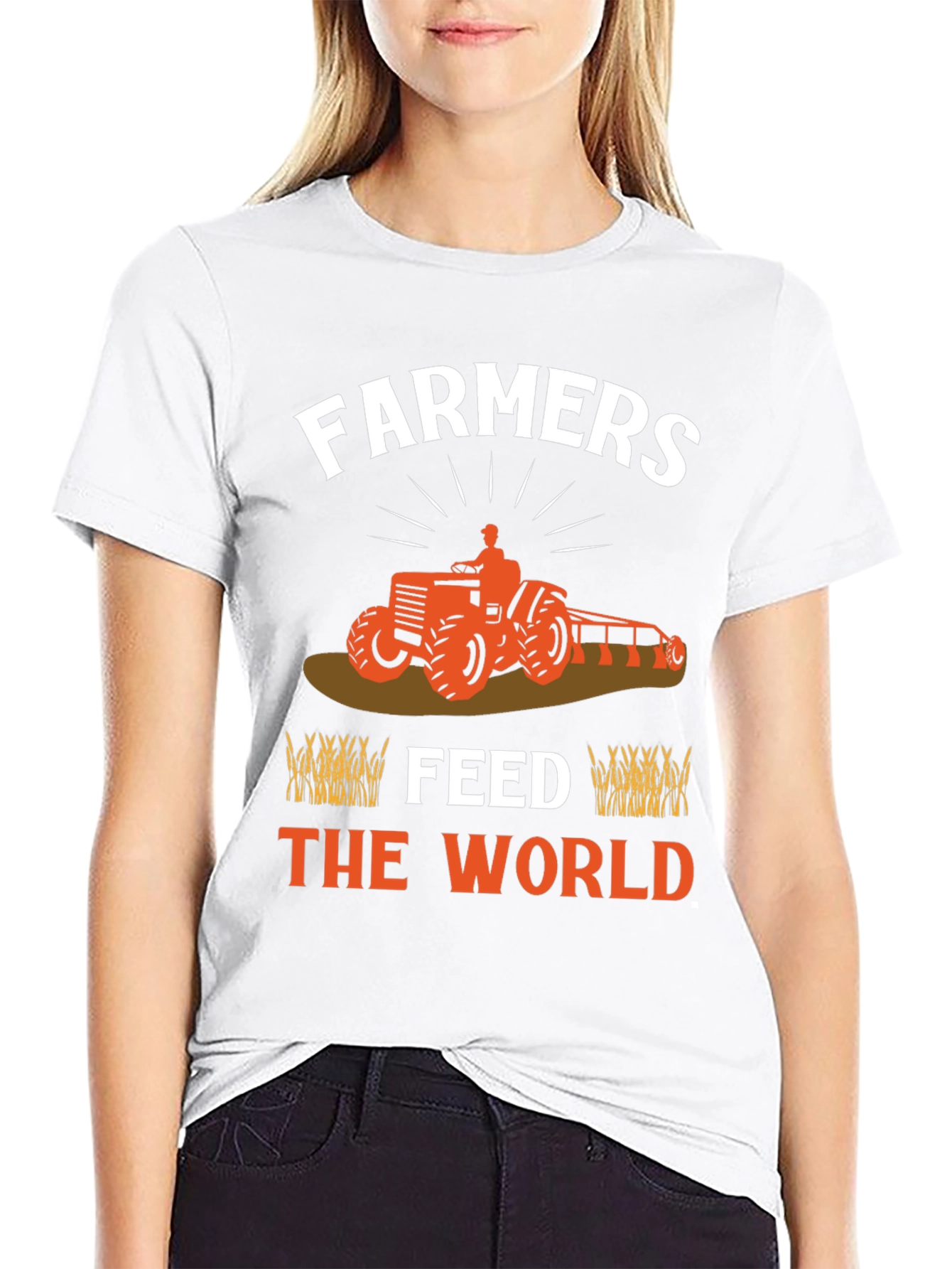 Farmers Feed The World Graphic T-Shirt