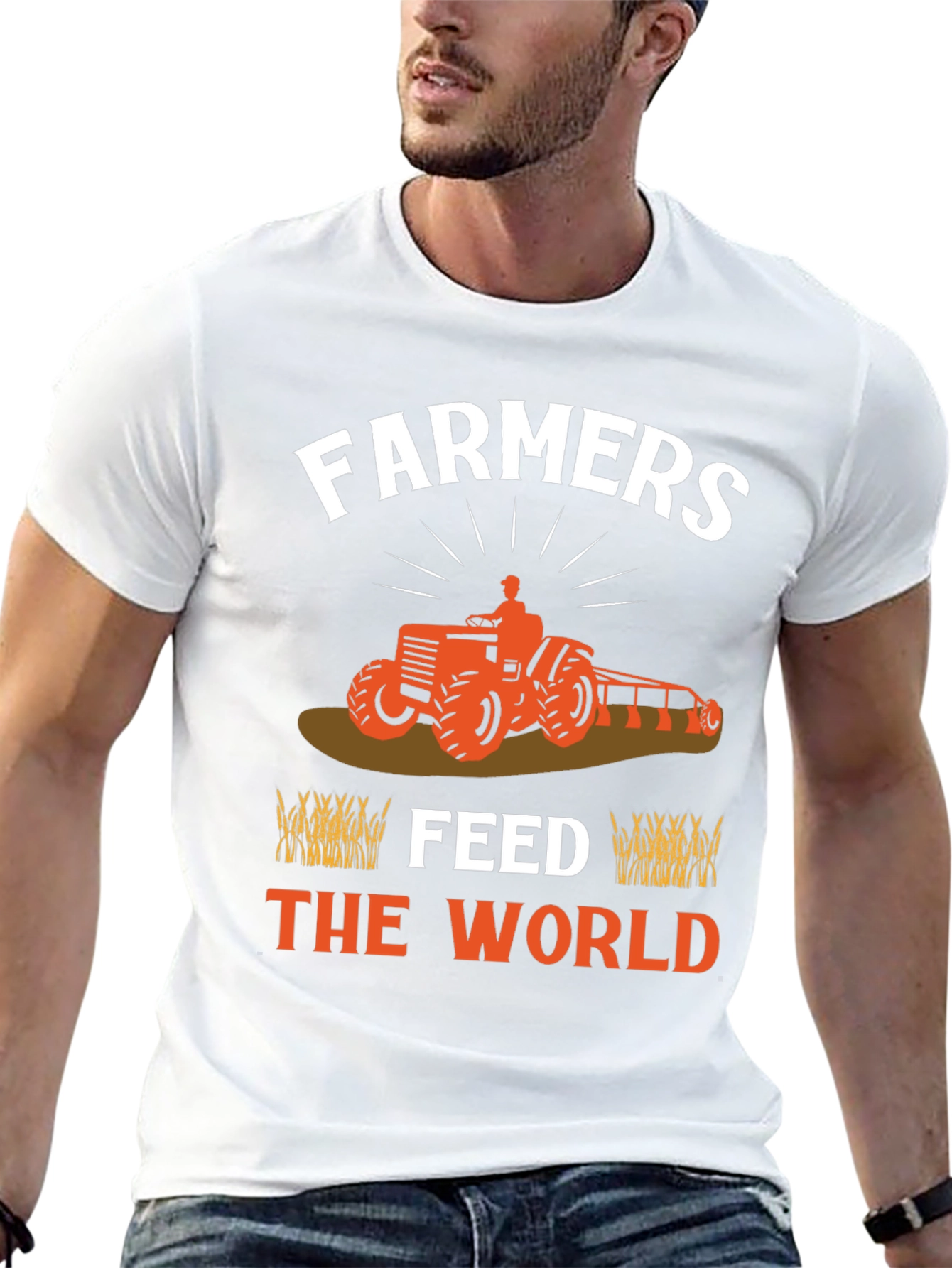 Farmers Feed The World Graphic T-Shirt