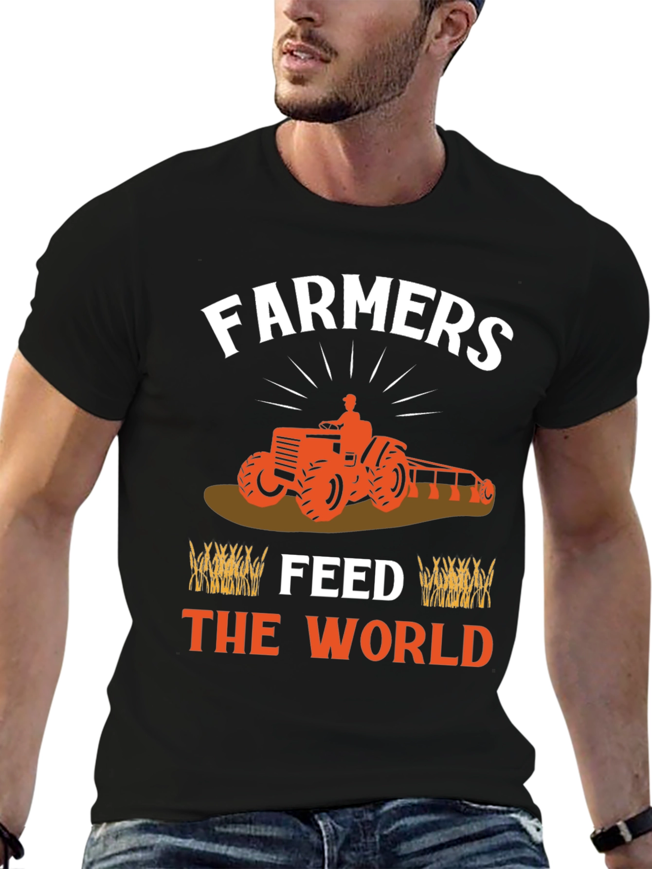 Farmers Feed The World Graphic T-Shirt