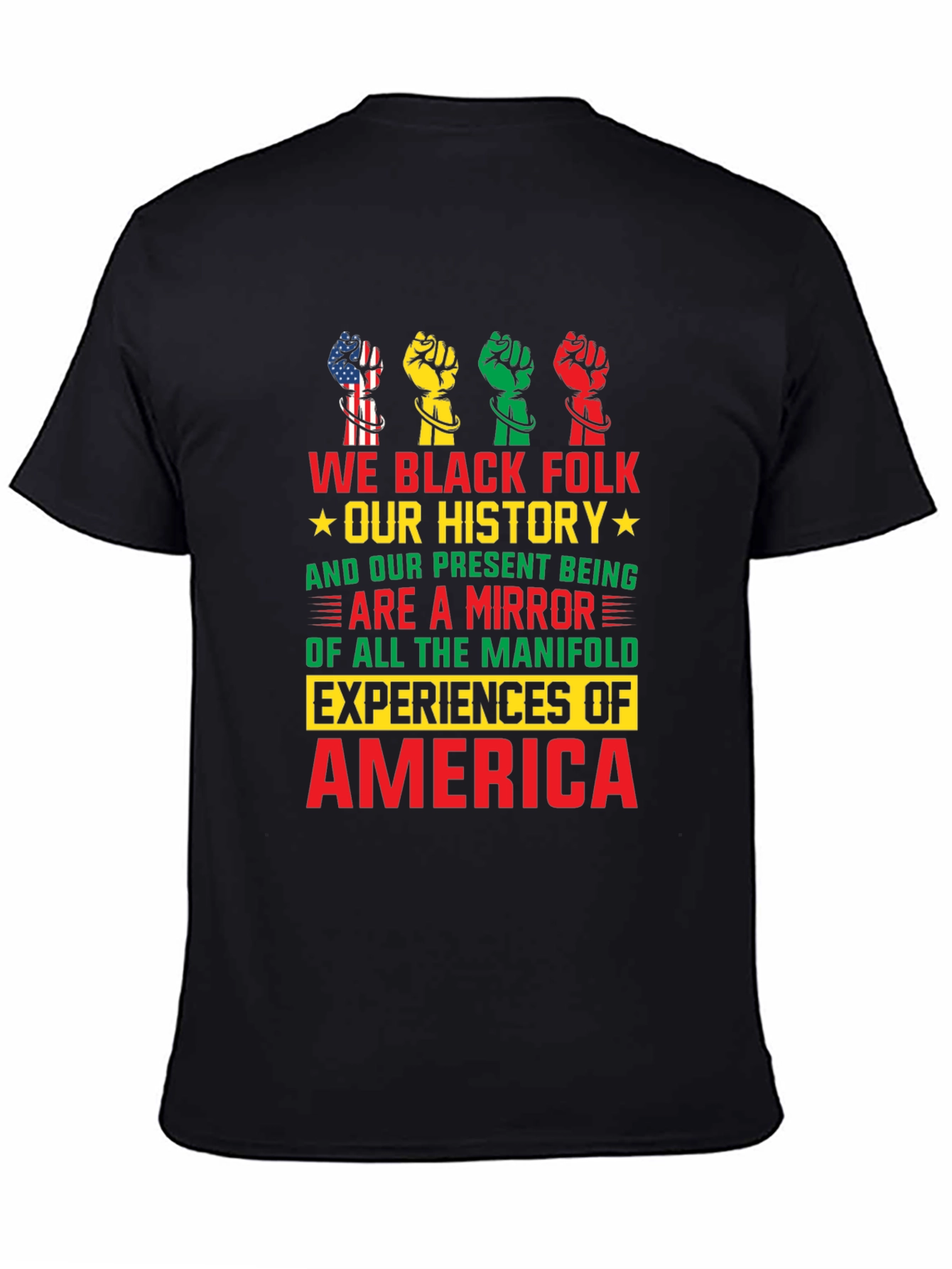 Black History T-Shirt - We Black Folk