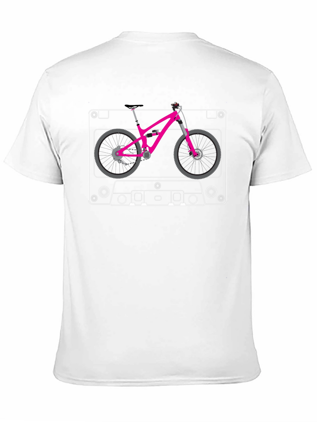 Cassette Tape Mountain Bike T-Shirt