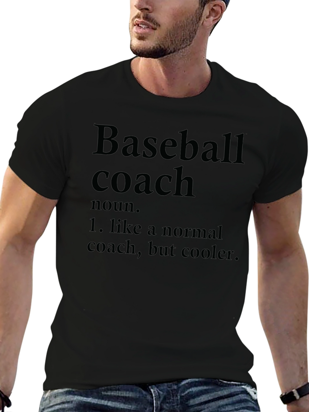 Baseball Coach Definition Graphic T-Shirt