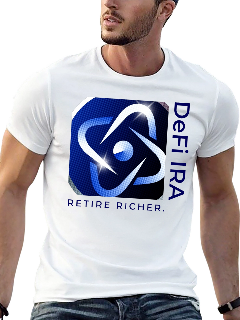DeFi IRA Black T-Shirt - Retire Richer